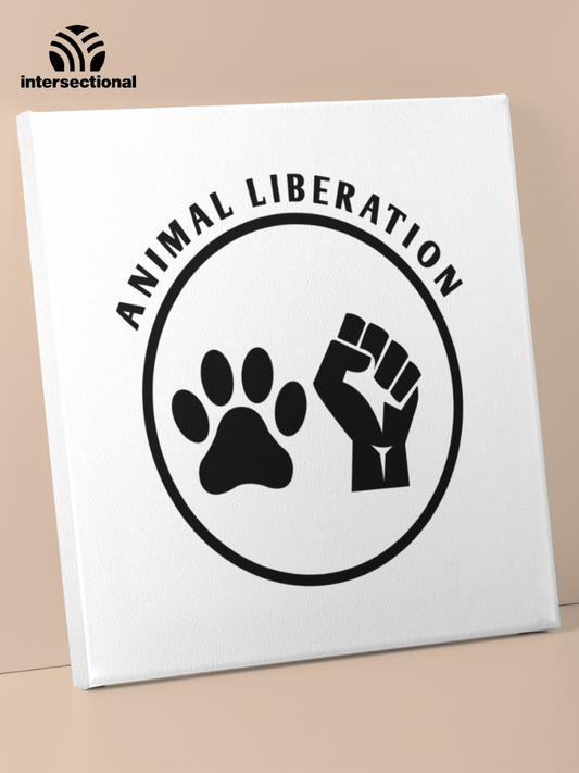 Animal Liberation Premium Stretched Canvas