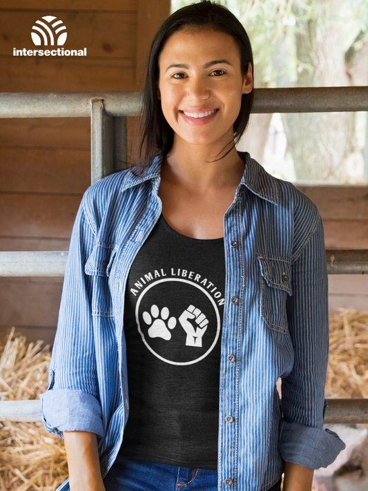 Animal Liberation Organic Women's T-Shirt