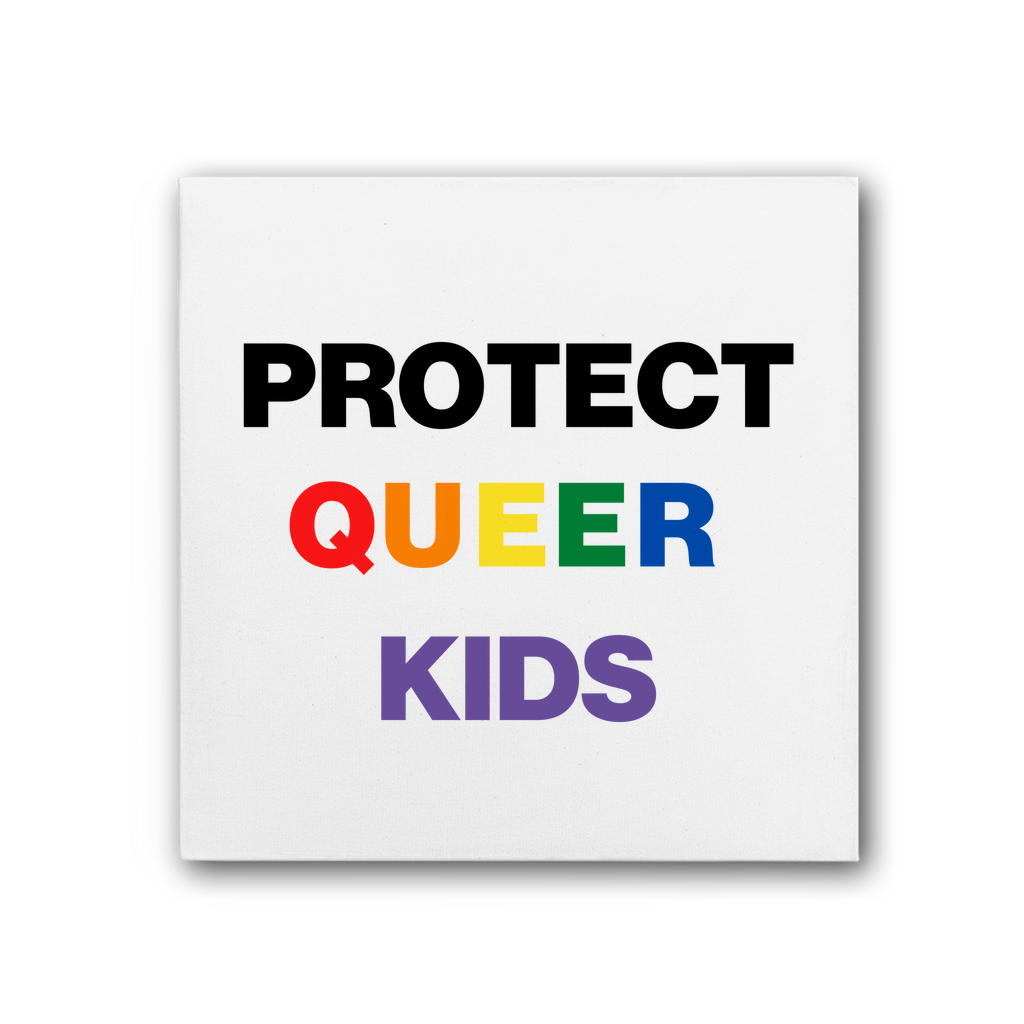 Protect Queer Kids Premium Stretched Canvas