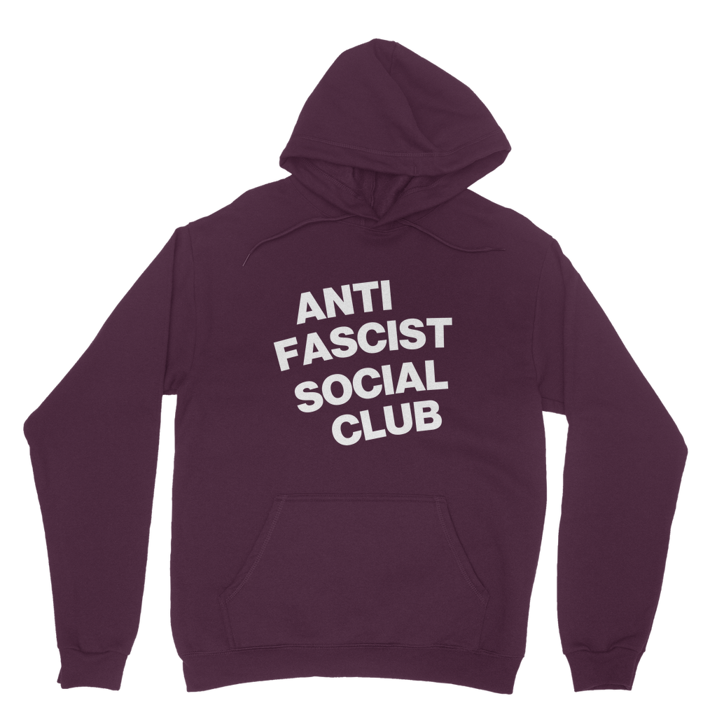 Anti Fascist Social Organic Hoodie