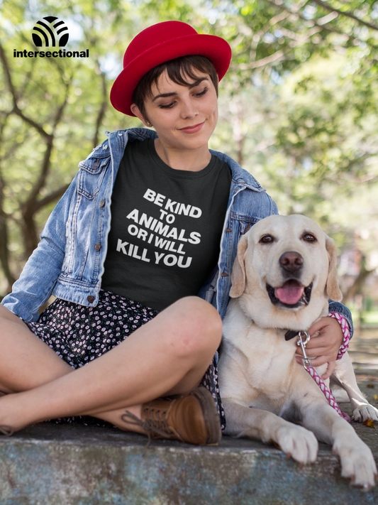 Be Kind To Animals Organic Women's T-Shirt