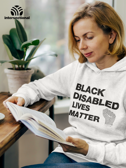 Black Disabled Lives Matter Organic Hoodie