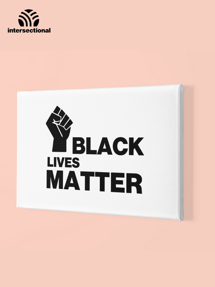 Black Lives Matter Premium Stretched Canvas