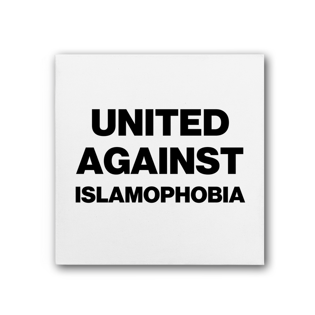 United Against Islamophobia Premium Stretched Canvas