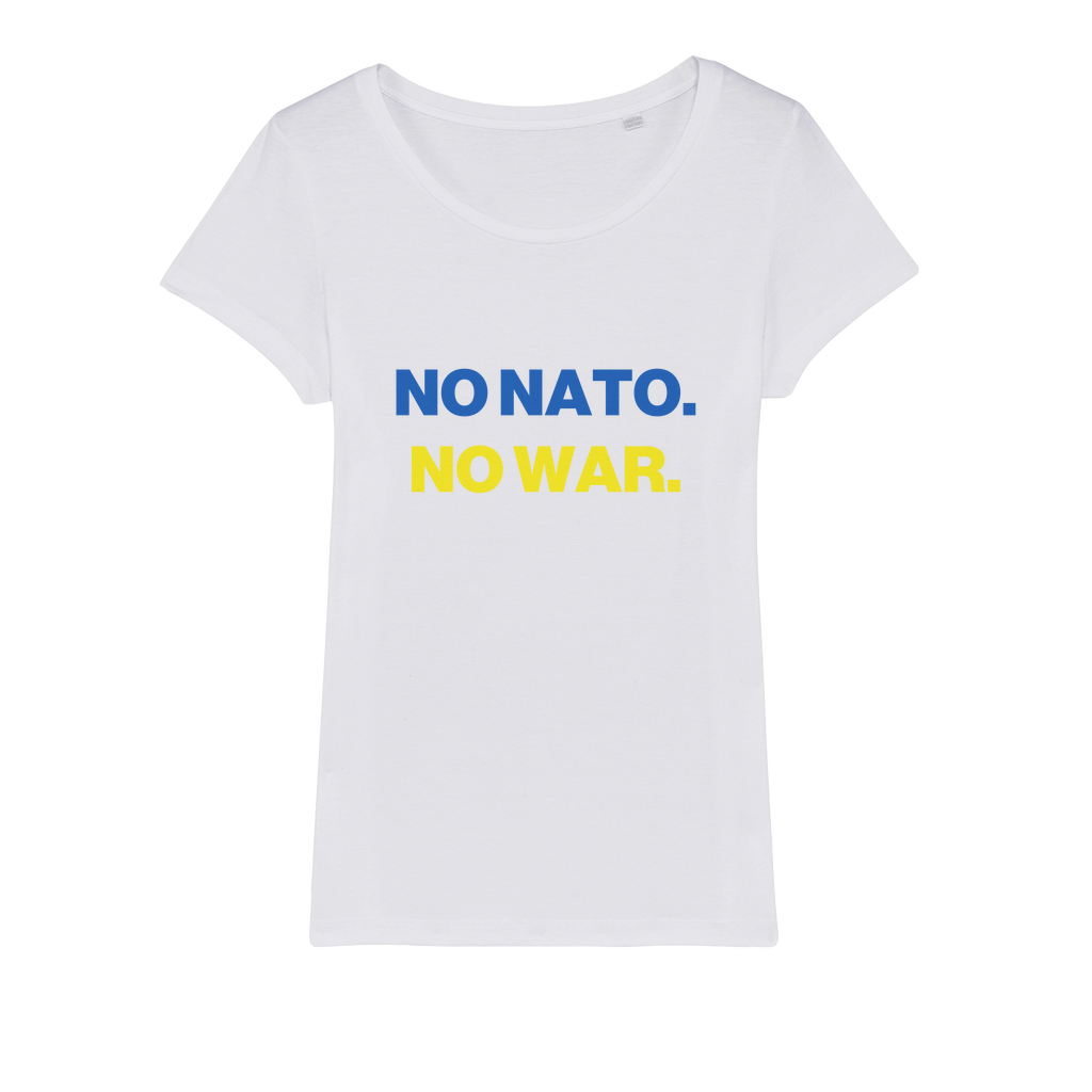 No Nato. No War. Organic Women's T-Shirt