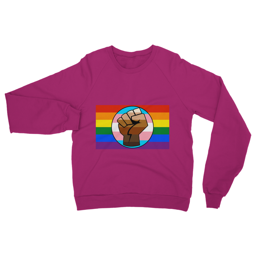 Human Rights Are LGBTQ Rights Organic Sweatshirt