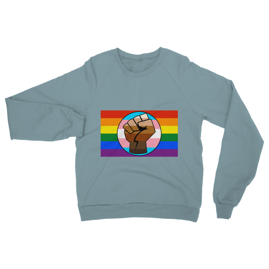 Human Rights Are LGBTQ Rights Organic Sweatshirt