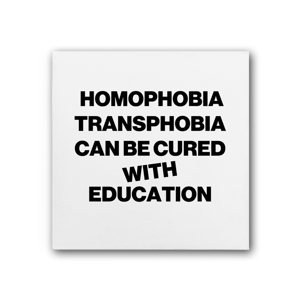 Cured With Education Premium Stretched Canvas