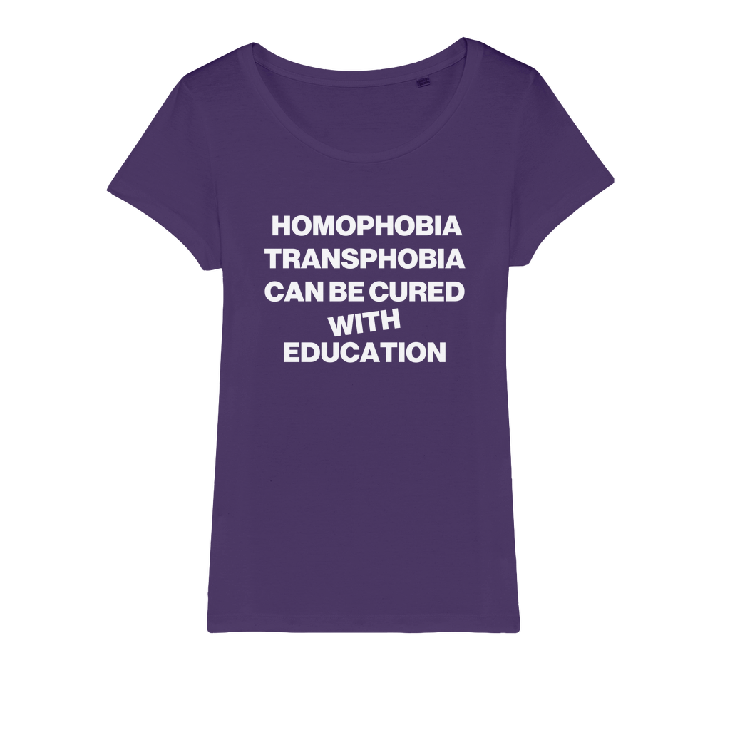 Cured With Education Organic Women's T-Shirt