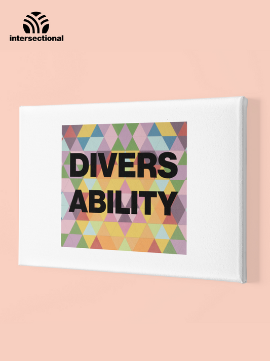 Diversability Premium Stretched Canvas