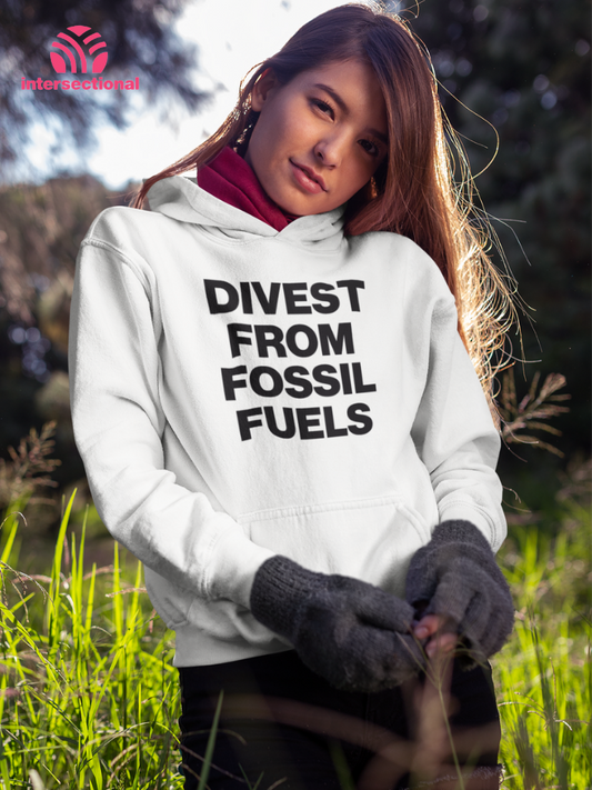 Divest From Fossil Fuels Organic Hoodie