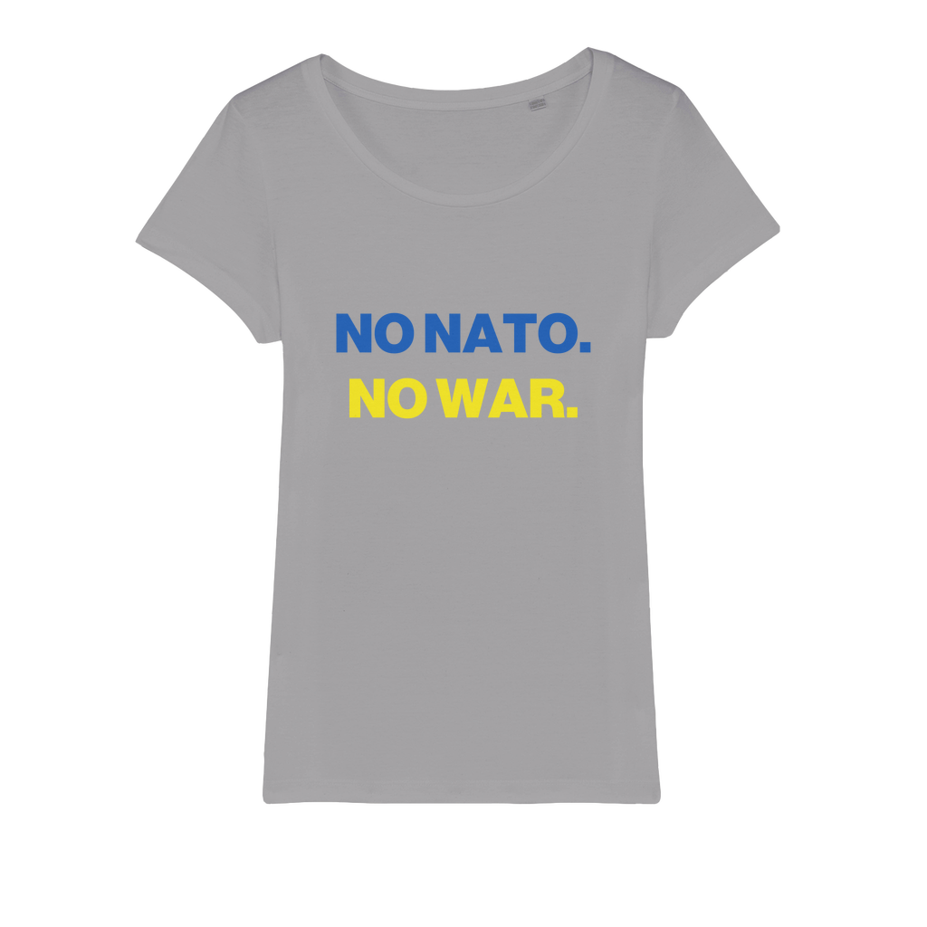 No Nato. No War. Organic Women's T-Shirt