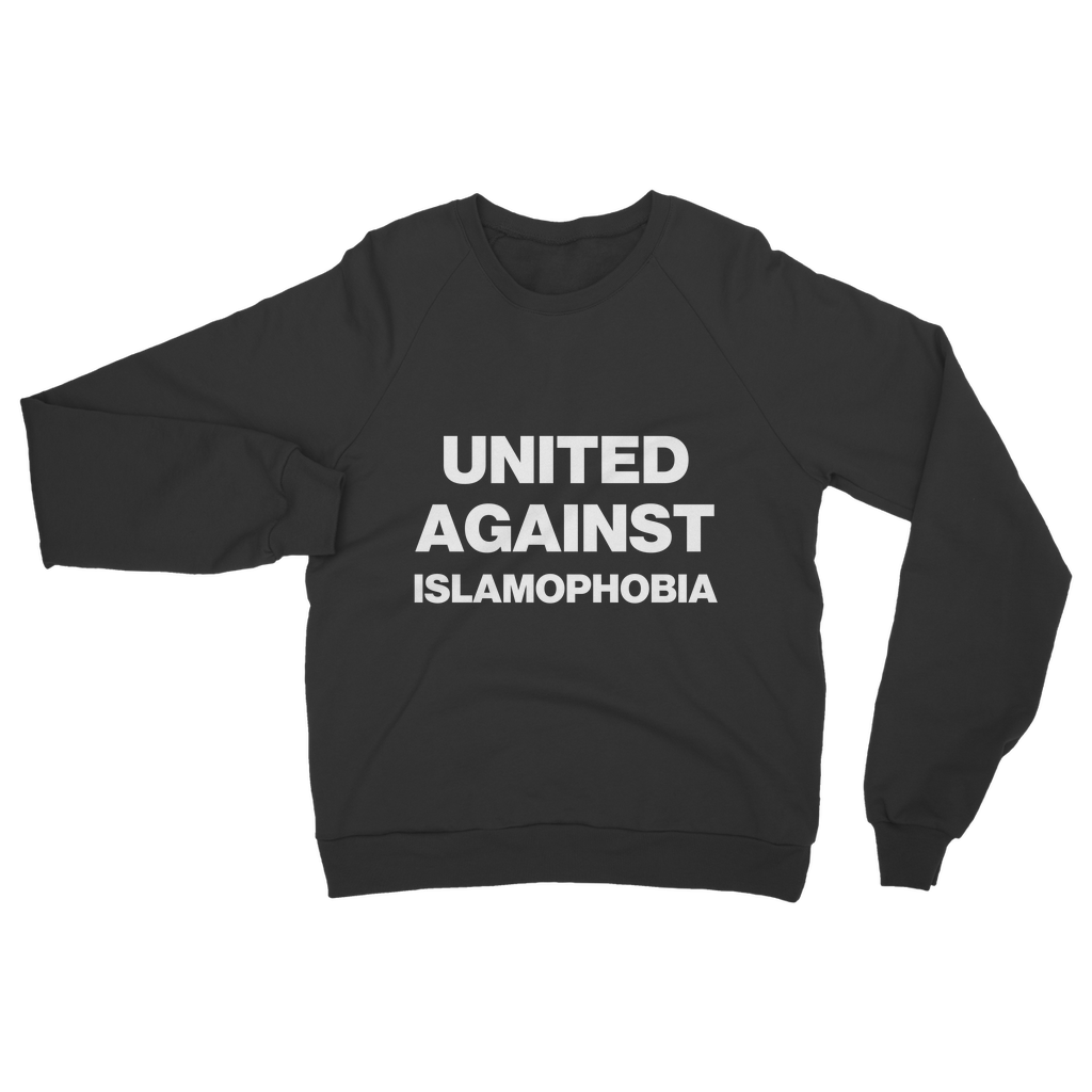 United Against Islamophobia Organic Sweatshirt