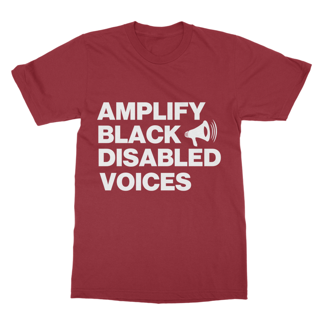 Amplify Black Disabled Voices Organic T-Shirt