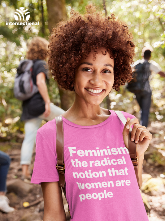 Feminism. The Radical Notion.. Organic Jersey Womens T-Shirt