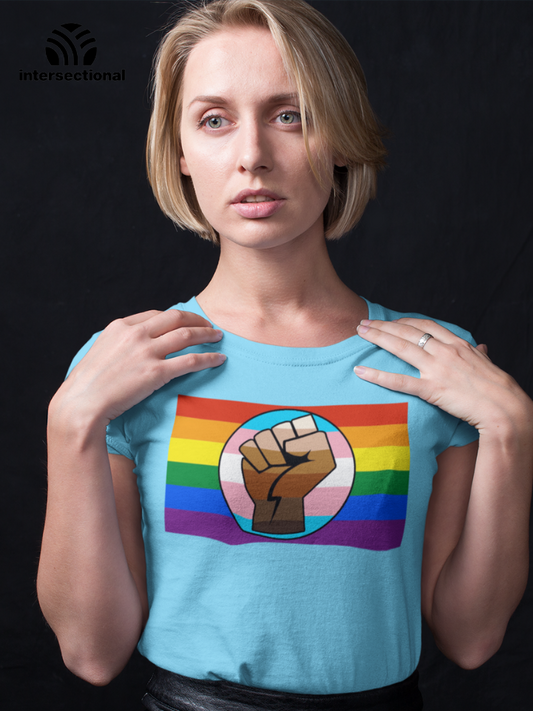 Human Rights Are LGBTQ Rights Organic Women's T-Shirt
