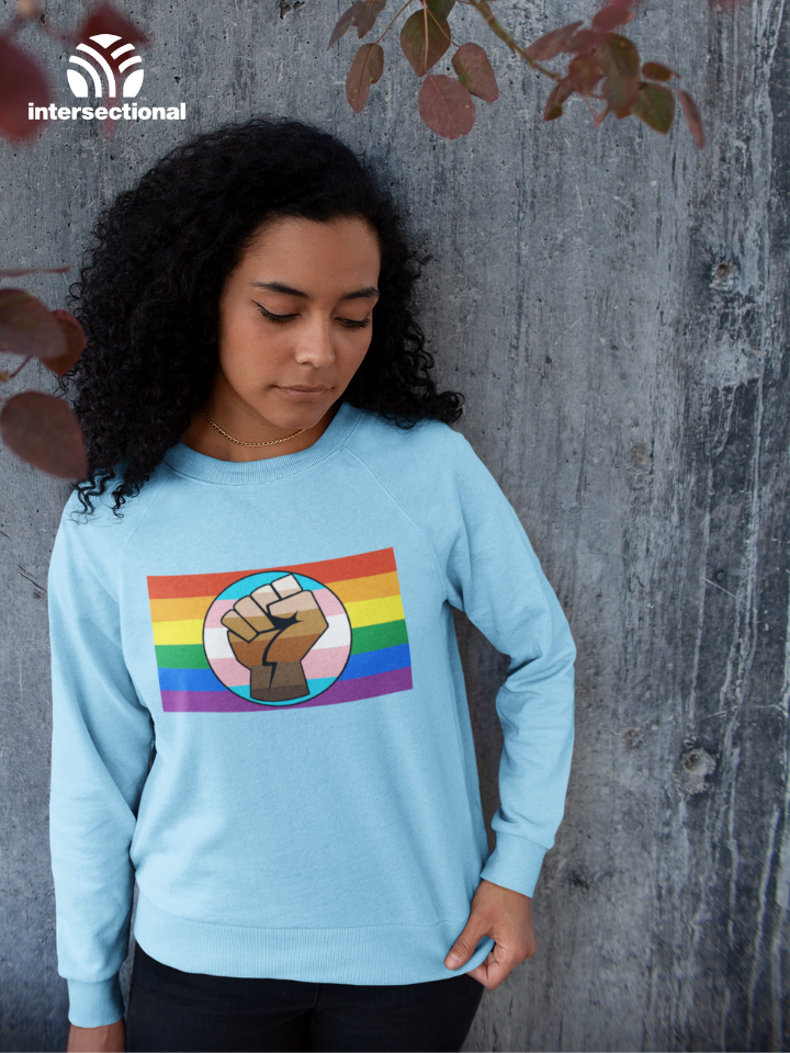 Human Rights Are LGBTQ Rights Organic Sweatshirt