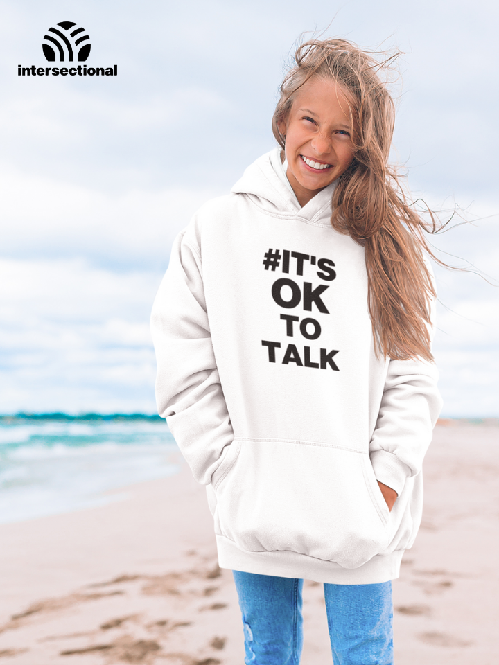 It's Ok To Talk Organic Hoodie