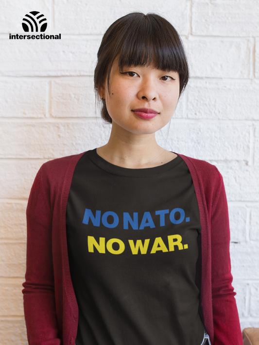 No Nato. No War. Organic Women's T-Shirt