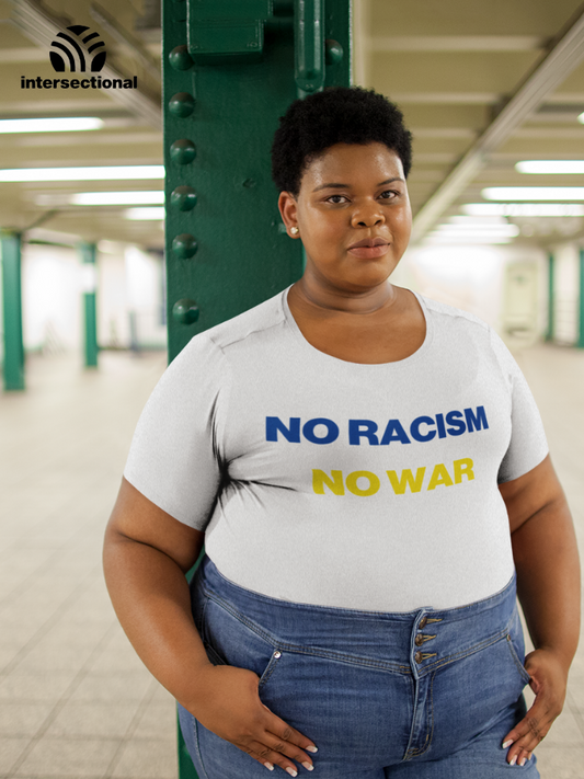 No Racism No War Organic Women's T-Shirt