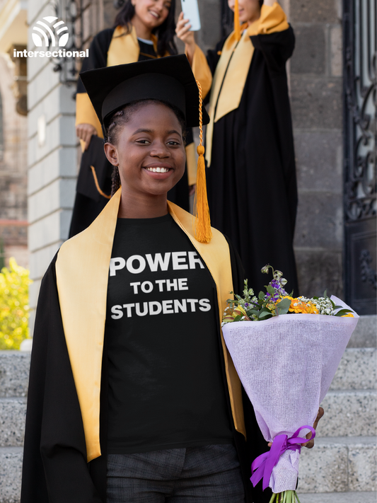Power To The Students Organic Women's T-Shirt