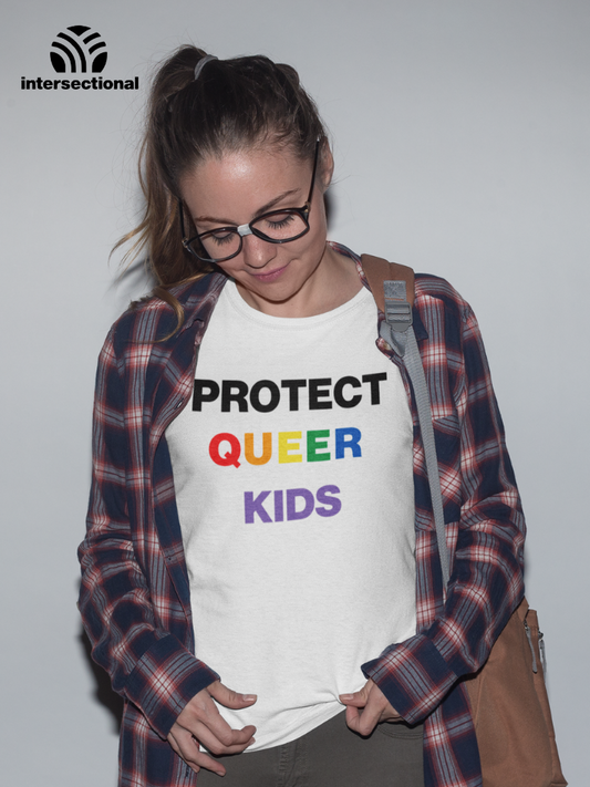 Protect Queer Kids Organic Women's T-Shirt