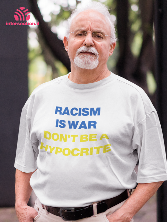 Racism Is War Organic T-Shirt