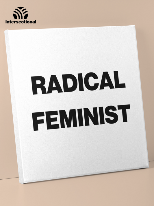 Radical Feminist Premium Stretched Canvas