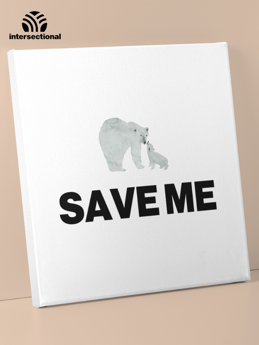 Save Me Premium Stretched Canvas