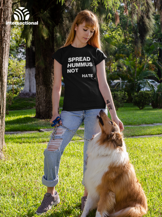 Spread Hummus Not Hate Organic Women's T-Shirt