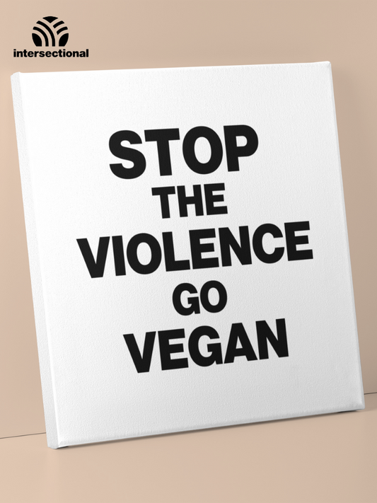 Stop The Violence Premium Stretched Canvas