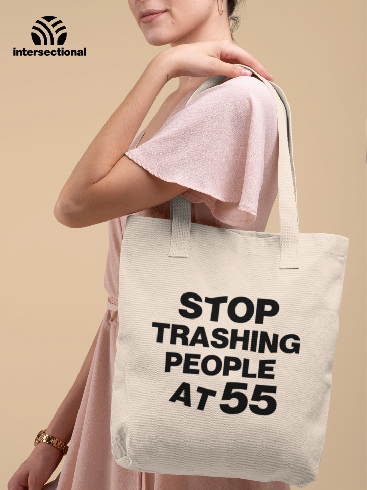 Stop Trashing People At 55 Classic Tote Bag