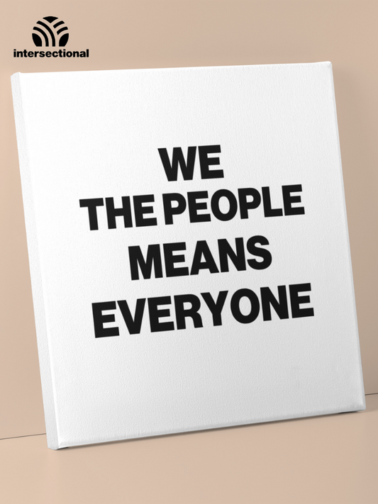 We The People Premium Stretched Canvas