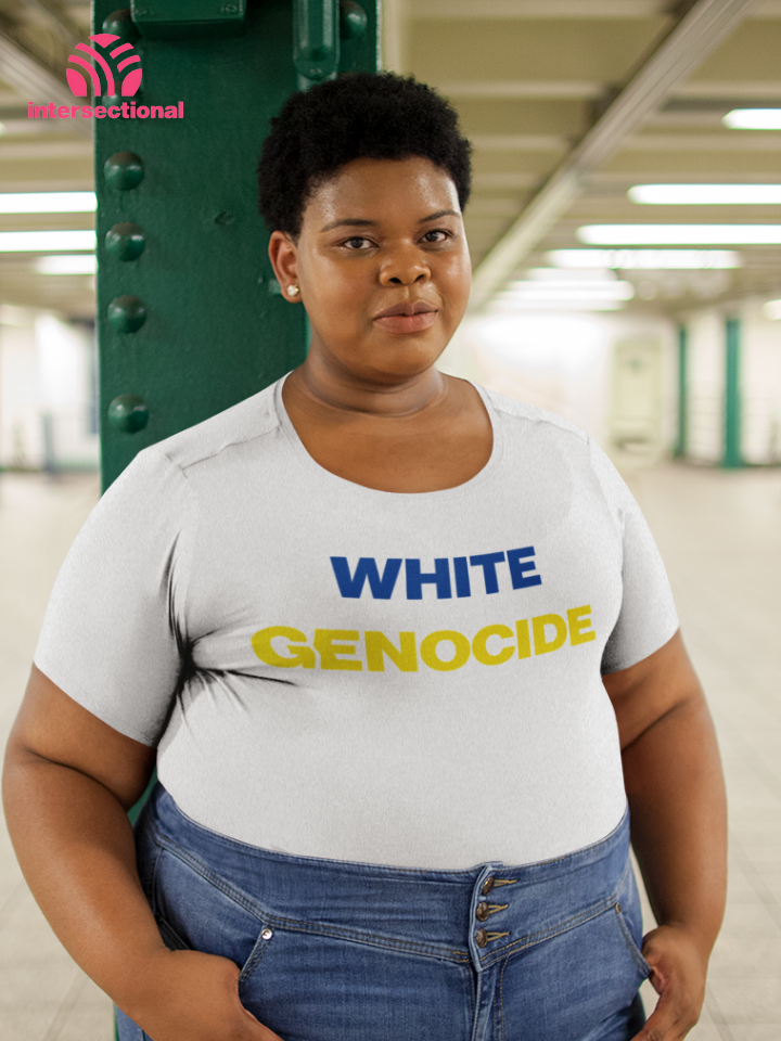 White Genocide Organic Women's T-Shirt