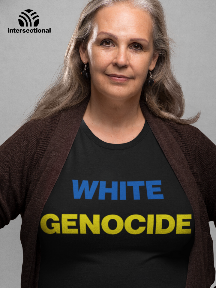 White Genocide Organic Women's T-Shirt